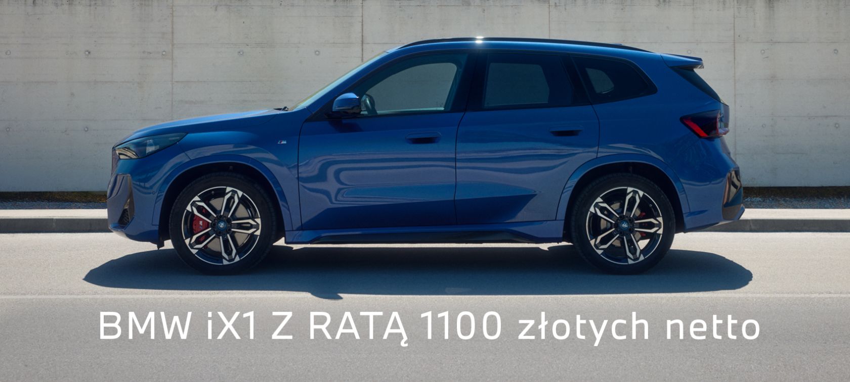 BMW iX1 z ratą 1100 złotych/netto